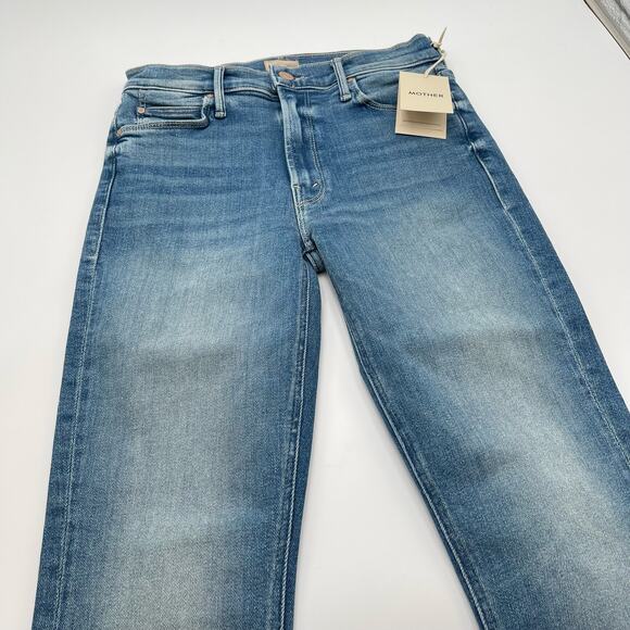 MOTHER | NWT The Mid Rise Dazzler Ankle Fray Riding the Cliffside Jeans 25 - Picture 11 of 16